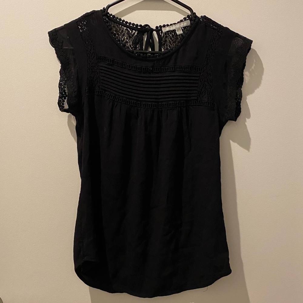 Black womens blouse Daniel Rainn